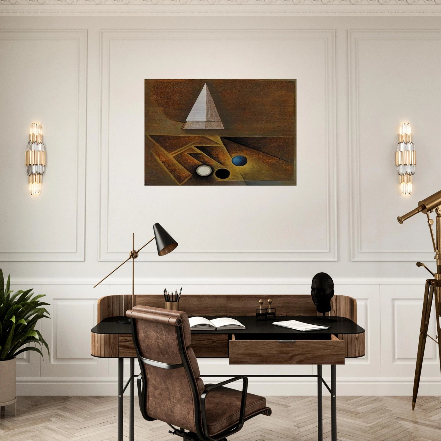 Sketch Painted in Santa Fe, New Mexico - 1944 - Lawren Harris Brushed Aluminum Print - 70x100 cm / 28x40 inches | Lawren Harris Aluminum Print | Lawren Harris Prints