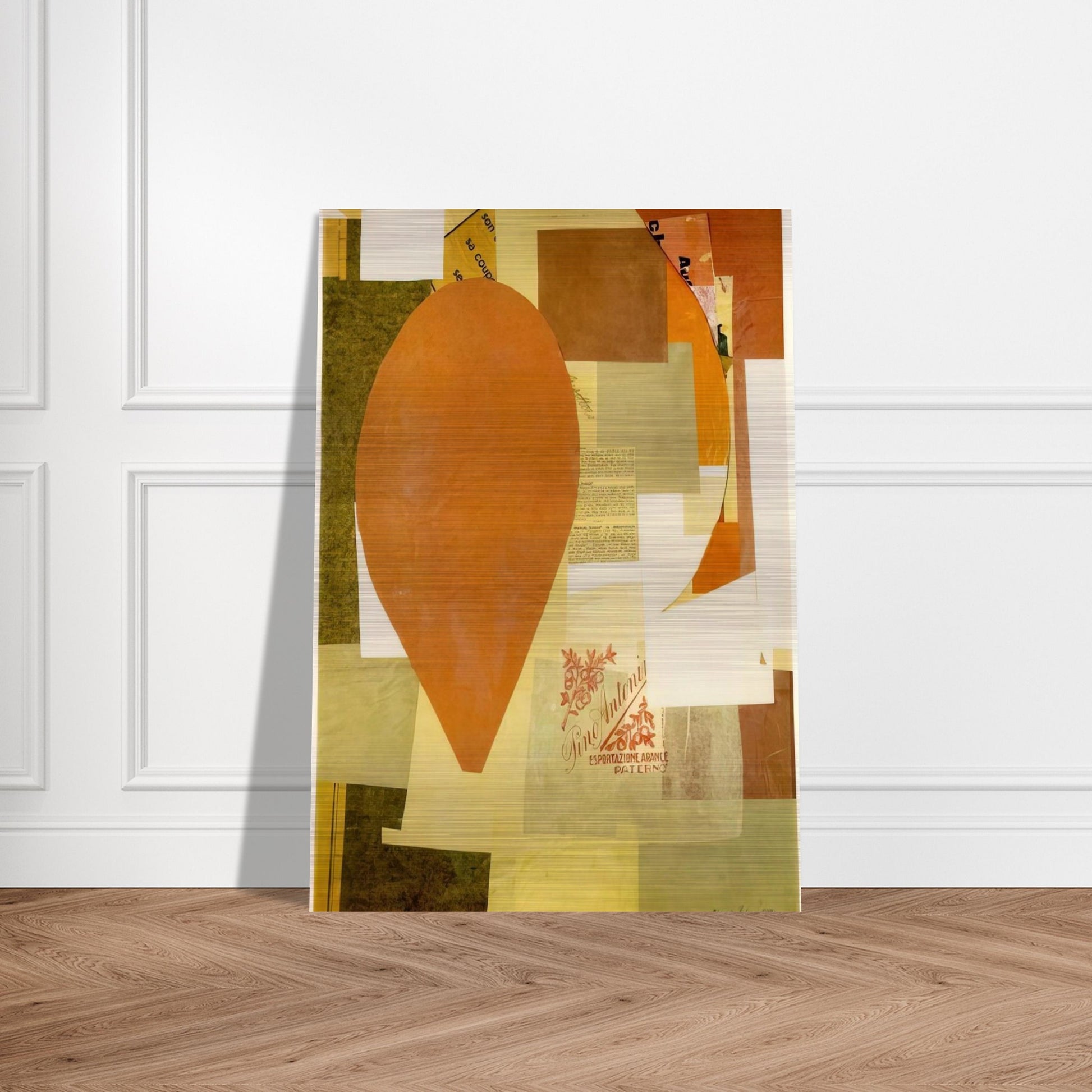 PINO ANTONI 1934 - Kurt Schwitters Brushed Aluminum Print - 70x100 cm / 28x40 inches | Kurt Schwitters Aluminum Print | Kurt Schwitters Prints