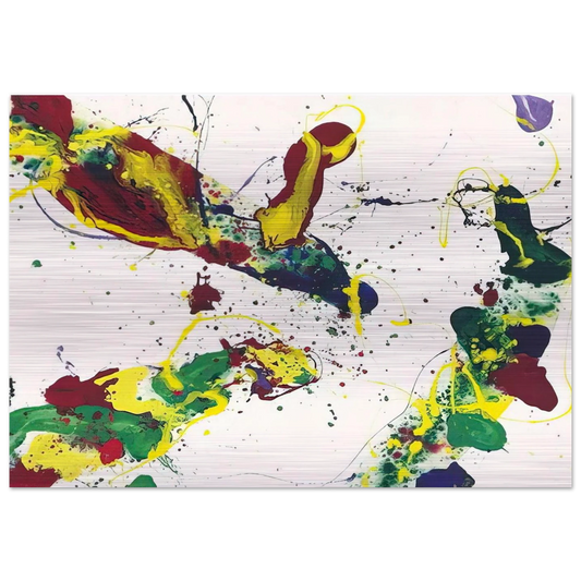 Hail Hailey - Sam Francis Brushed Aluminum Print - 70x100 cm / 28x40 inches | Sam Francis Aluminum Print | Sam Francis Prints